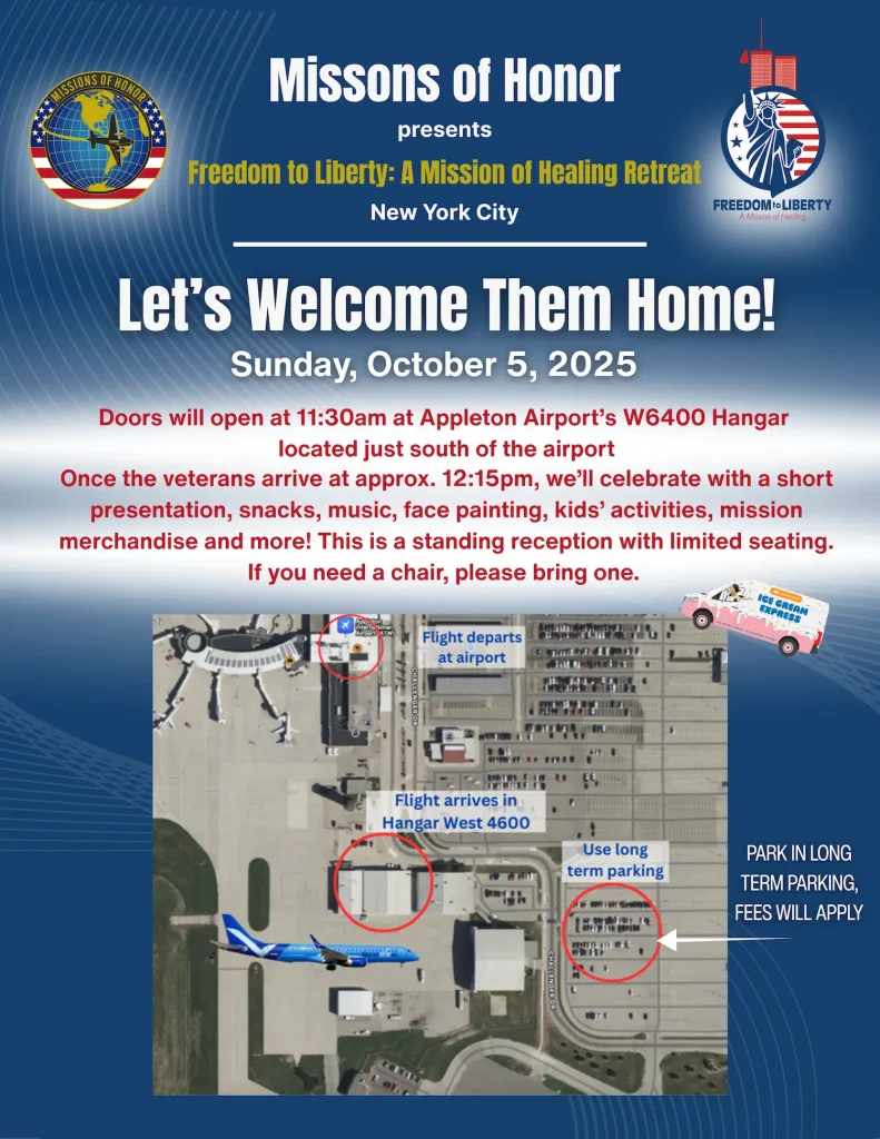 2025 Missions of Honor Freedom to Liberty flyer